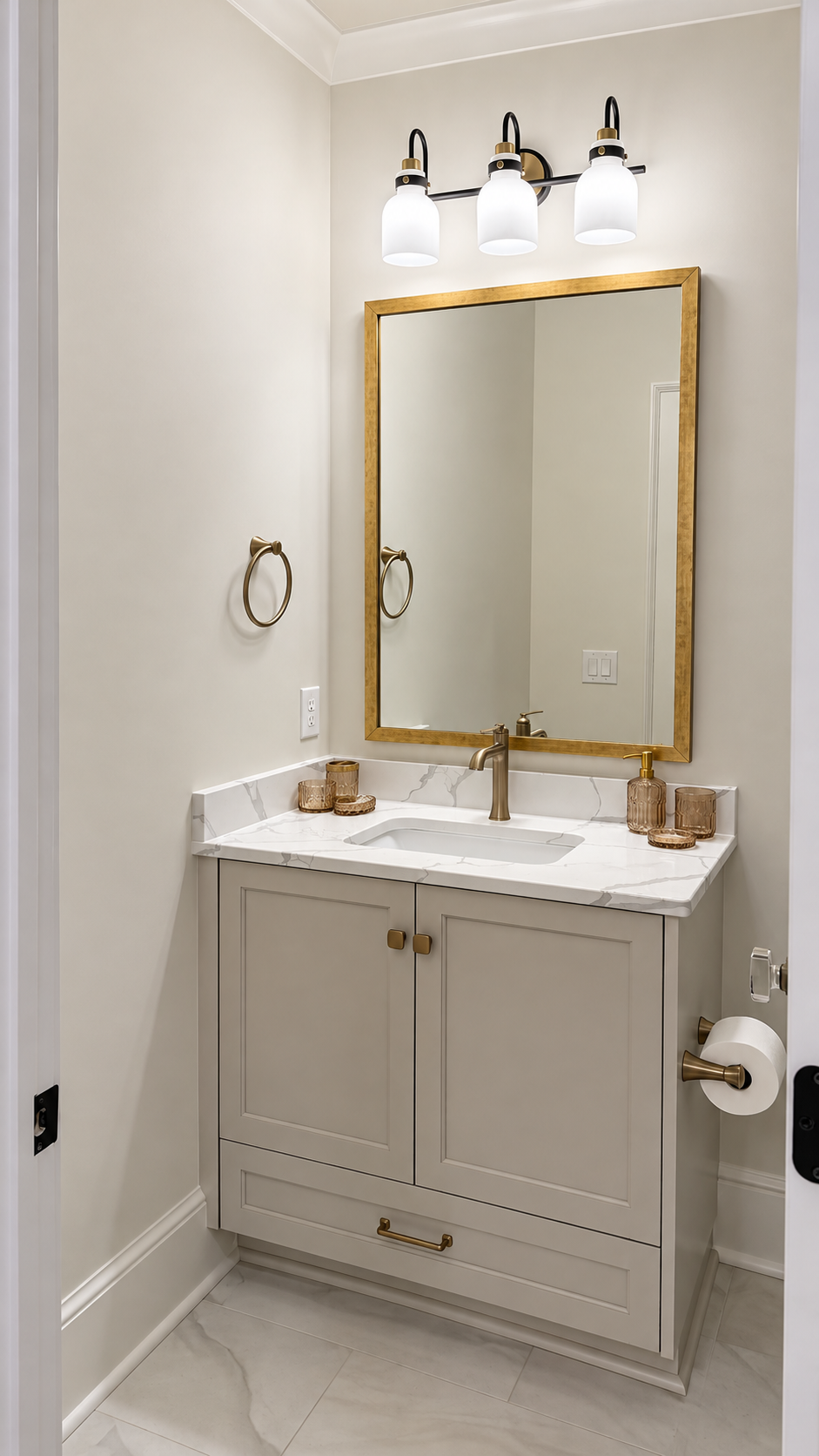The Georgia Peach en suite vanity