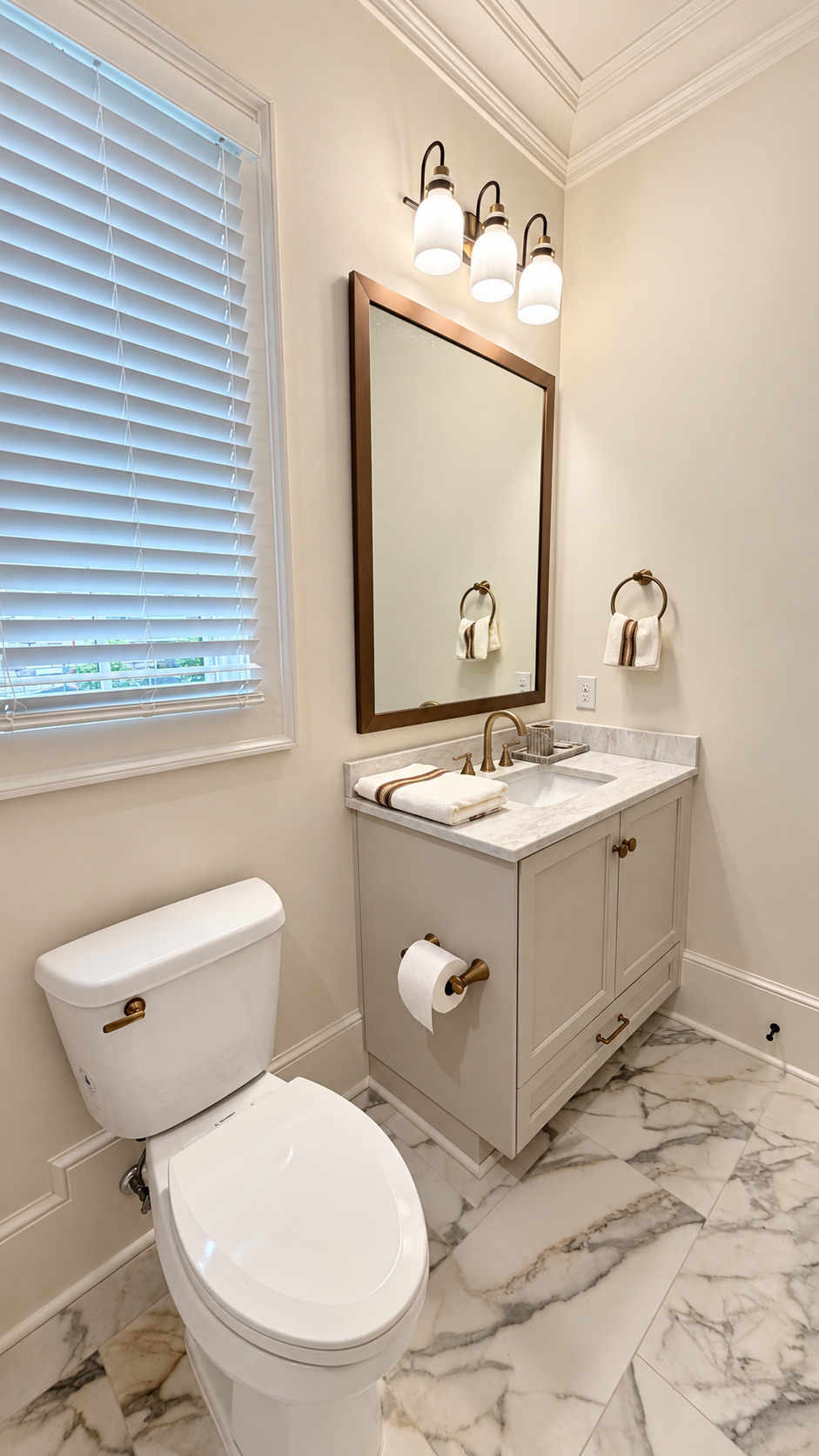The Meridian Suite en-suite bathroom vanity